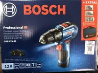 在飛比找Yahoo!奇摩拍賣優惠-=達利商城= BOSCH 博世 GSB12V-30 鋰電免碳