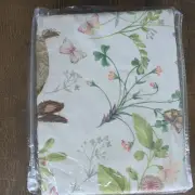 Pottery Barn Bunny Embroidered Cotton Table Throw 50”sq