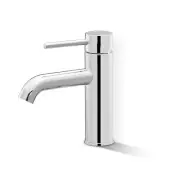 Bathroom Basin Mixer Tap Round Brass Faucet Vanity Laundry Chrome Cefito