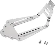Kisangel 6 String Vintage String Guitar Tailpiece with Mounting Screws Silver Compatible with Electric Guitar Height for Jazz Style