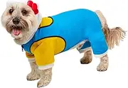 Rubie's Hello Kitty Plush Hooded Costume Jumpsuit for Pets, As Shown, Large
