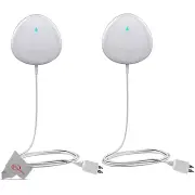 2x Smart Leak Sensor Alerts Your Mobile Protects from Water Electrical Dangers