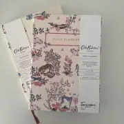 2 X Cath Kidston London Linen Undated A5 Planner Diary + Cath Kidston Notebook