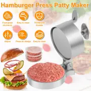 Burger Press Patty Maker with 100 Patty Paper Adjustable Thickness qijKj