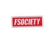 Fsociety Mr Robot Cyber Hacker Patch for VELCRO® BRAND Hook Fasteners