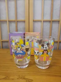 在飛比找樂天市場購物網優惠-日本迪士尼米奇愛麗絲玻璃杯水杯