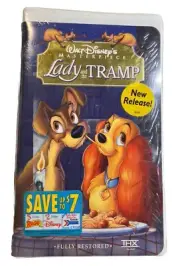 LADY AND THE TRAMP - Masterpiece - Disney Clamshell - VHS NEW/SEALED