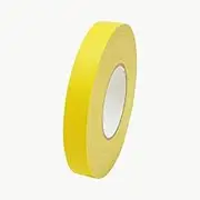 JVCC Low Gloss Gaffer-Style Duct Tape (J90): 1 in. x 60 yds. (Yellow)