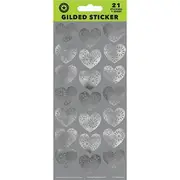Artwrap FSC Sticker Sheets Gilded Hearts