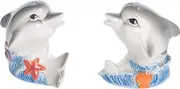 Beachcombers Dolphin Salt And Pepper Set Multicolored