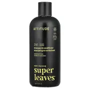 ATTITUDE, Super Leaves™, 2 N 1 Volume Shampoo & Conditioner, For Men, Amber & Citrus, 14 fl oz (415 ml)