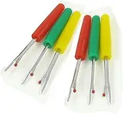 DOITOOL 24pcs Seam Ripper with Cap Random Color Sewing Stitch Thread Unpicker Handy Tool for Quick Seam Removal for Fine Stitching and Care