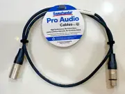 NEW Sweetwater Pro Co EXM-3 Excellines Microphone or Interconnect Cable, 3-ft.