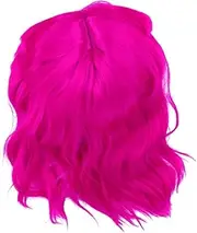 Short Water Wave Wig Bangs Women's Synthetic Hair Wig Comfortable and Skin-friendly Cosplay Wig for Occasions