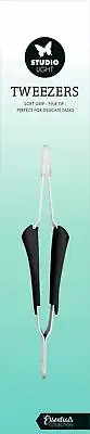 Studio Light Soft Grip Tweezer-Nr. 02, Fine Tip (Pack of 2)