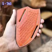 Handcrafted Leather Fixed Blade LeatherMan Buck 112 Best Sheath Belt Case