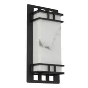 Bonse Black Outdoor LED Wall Light