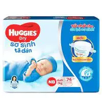 在飛比找蝦皮購物優惠-Huggies NB74 紙尿褲 - 尺寸新生兒 74 片 