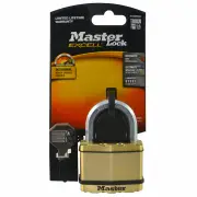 MasterLock M15BDAU - Padlock 64mm Excell Laminated Brass Cover