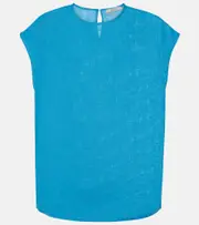 [Asceno] Asceno Dasha linen top AU 14 blue