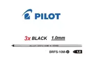 Pilot BRFS-10M Ballpoint Pen Refill D1 - 1.0mm - 3x BLACK