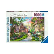1000pc Ravensburger Church Lane Themed Family Kids Jigsaw Puzzle Pieces Set
