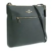 COACH Mini Rowan Crossbody File Bag Green