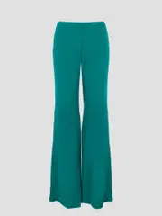 [Alberta Ferretti] Alberta Ferretti-Regular & Straight Leg Verde-Donna 44