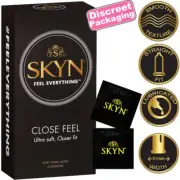 Lifestyles SKYN Close Feel 12-100 CONDOMS Closer 51mm LUBRICATED Sex Non-Latex