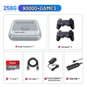 Super Console X Retro Game Box: 90,000 Games & 50 Emulators with Controllers