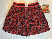 Vintage 1997 WCW NWO Sting Mens Red Boxer Shorts-Medium-Deadstock