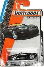 Matchbox on a Mission - MBX Adventure City 4/120 - Aston Martin DBS Volante (Black) by Mattel