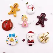 Resin Christmas Flat Back Cabochons, Wholesale Craft Embellishments