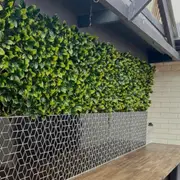 Expanding Trellis - Artificial Green Photinia leaves Outdoor 180 x 90cm