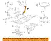 CHRYSLER OEM 11-16 CV Interior Trim-Cowl Side Panel ZR40HL5AE (for: Chrysler)