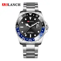 在飛比找蝦皮購物優惠-2023 Arlanch 高級防水不銹鋼男士手錶 305