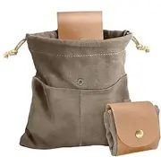Food Bag, Mushroom Food Bag, Foldable Hiking Bag with Drawstring, Mushroom Bag, Harvest Bag for Collecting Mushrooms, Stones, Shells, light brown, Siehe Beschreibung, See description