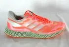 ADIDAS 4D RUN 1.0 FW6838 MEN'S RUNNING SHOE SIZE 9 Cloud White / Coral