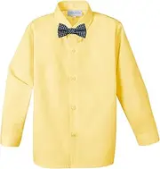 [Spring Notion] Boys' Dress Shirt and Bow Tie Set