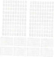 Healeved Nail Glue Stickers Double-sided Adhesive for Acrylic Nails Nail Art Kit (10 Sheets)