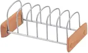 Pearl Metal Moving Plate Stand, 6 Compartment, H-3087