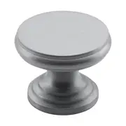 3049 Cupboard Knob Flat Satin Chrome D32xP23mm