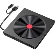 External Optical Drive Laptop CD Burner USB Movie Disk DVD Player Recorder
