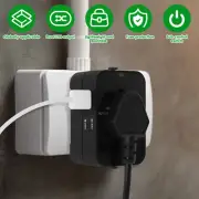 Travel Adapter Universal Double USB Plug Adapter Portable International flJCI