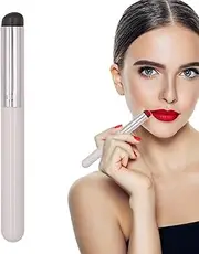 Silicone Lip Brush, Smudge Resistant Lip Brush | Soft Lipstiik Applicator Brush, Round Head Lipstick Applicator, Multifunctional Lip Contour Brush for Lipstick Eyeshadow Lip Gloss Concealer
