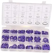 Cabilock 270Pcs Gasket Assortment Kit Sealing Ring for Car Air Conditioning Repair Rubber Washers for Automotive and Industrial Use Heat Oil Resistant