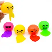 Vomiting Stress Balls, Puking Sucking Yolk Slime Ball, Squeeze Toys, Prank Toys