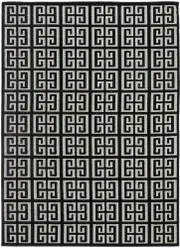 Brenda Black Geometric Rug