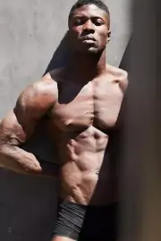 [O480] Handsome Man Cute Male Model Showing Off Body Physique Art Photography