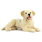 Bocchetta Plush Toys Bella XL Cream Labrador Dog Extra Large with Underbelly Zip Pouch